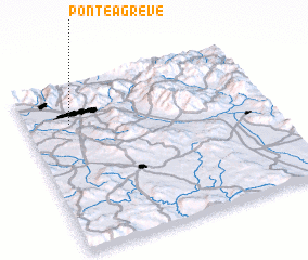 3d view of Ponte a Greve