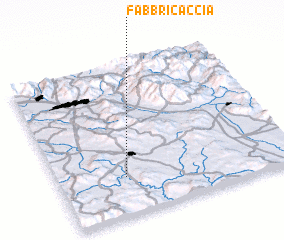 3d view of Fabbricaccia
