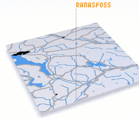 3d view of Rånåsfoss