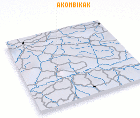 3d view of Akom-Bikak