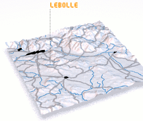 3d view of Le Bolle