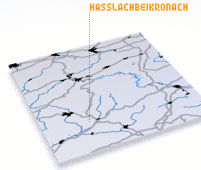 3d view of Haßlach bei Kronach