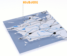 3d view of Højbjerg