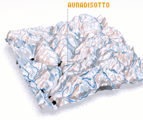 3d view of Auna di Sotto