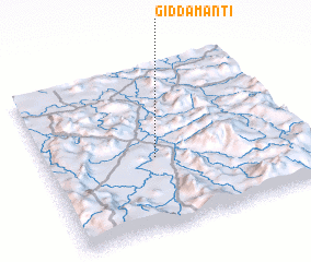 3d view of Gidda Manti