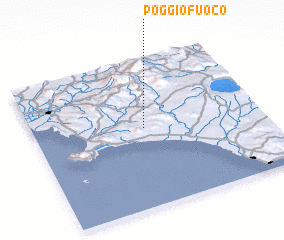 3d view of Poggio Fuoco