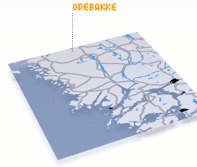 3d view of Ørebakke