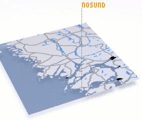 3d view of Nösund