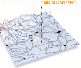 3d view of Campiglia dei Berici