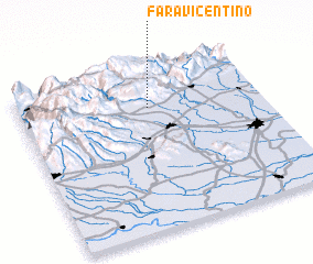 3d view of Fara Vicentino