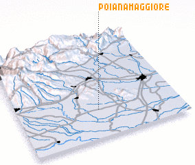 3d view of Poiana Maggiore