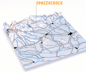 3d view of Spazzo Croce