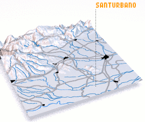 3d view of SantʼUrbano