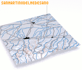 3d view of San Martino del Medesano