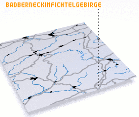 3d view of Bad Berneck im Fichtelgebirge