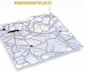 3d view of Podere Monte Lucci