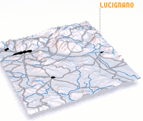 3d view of Lucignano