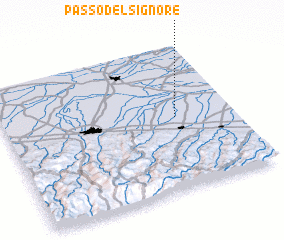 3d view of Passo del Signore