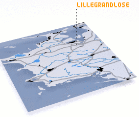 3d view of Lille Grandløse
