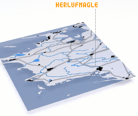 3d view of Herlufmagle