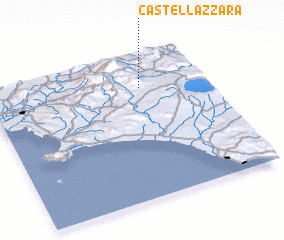 3d view of CastellʼAzzara