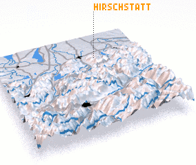 3d view of Hirschstätt