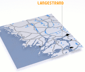 3d view of Långestrand