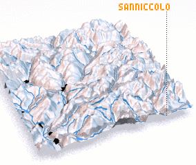 3d view of San Niccolo