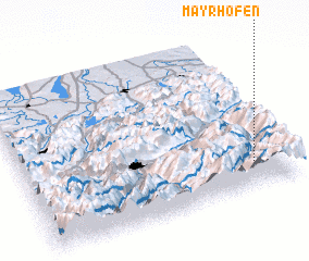 3d view of Mayrhofen