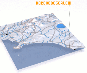 3d view of Borgo Odescalchi