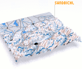 3d view of Sandbichl