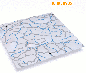 3d view of Kondomyos