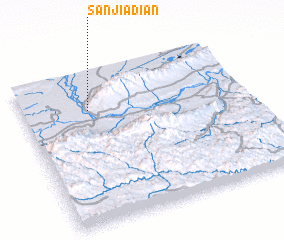 3d view of Sanjiadian