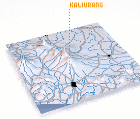 3d view of Kaliurang