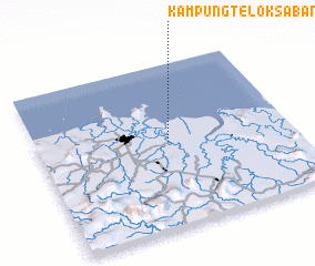 3d view of Kampung Telok Sabang