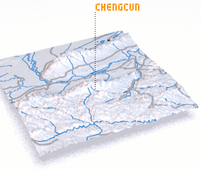 3d view of Chengcun