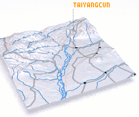 3d view of Taiyangcun