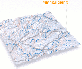 3d view of Zhengjiaping