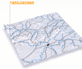 3d view of Yangjiashan