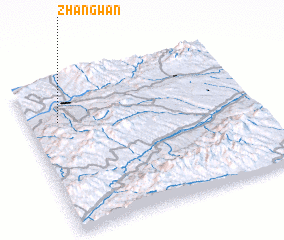 3d view of Zhangwan