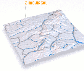 3d view of Zhaojiagou