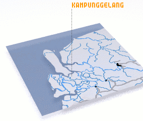 3d view of Kampung Gelang