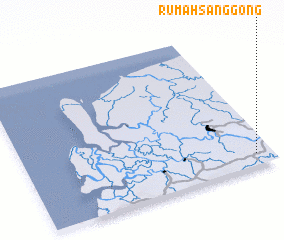 3d view of Rumah Sanggong