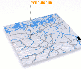 3d view of Zengjiacun