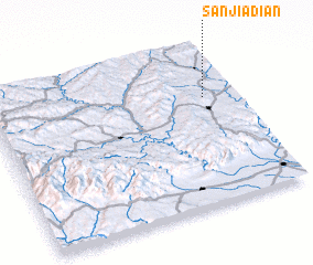 3d view of Sanjiadian