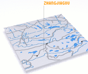 3d view of Zhangjiagou