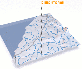 3d view of Rumah Taboh