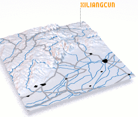 3d view of Xiliangcun