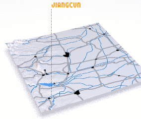 3d view of Jiangcun