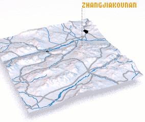 3d view of Zhangjiakounan